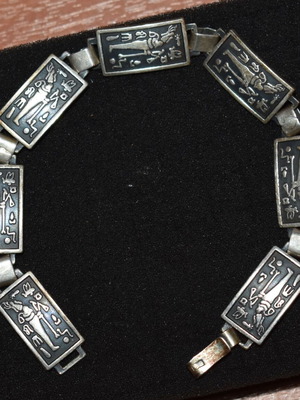 Vintage 925 silver bracelet used