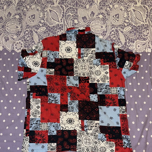 Karl Kani summer shirt with bandana details like new, size XXL