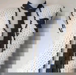  Γυναικείο σετ από επαγγελματική γιλέκο και γραβάτα