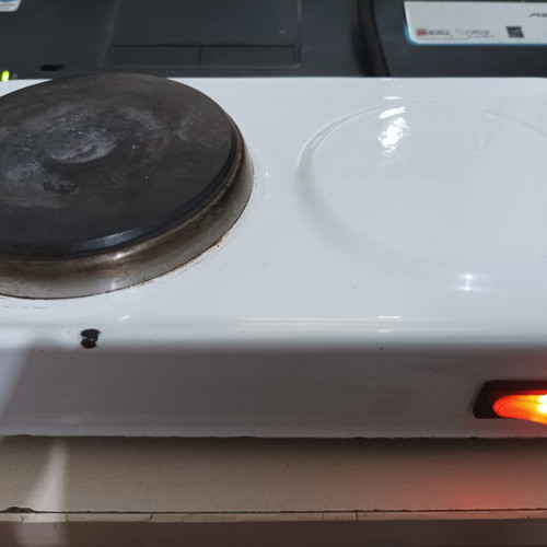 Electric Hot Plate Thermogas used, model HK1, 450W, brown
