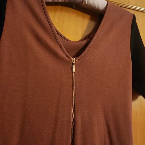 Bershka two-tone dress used, size S