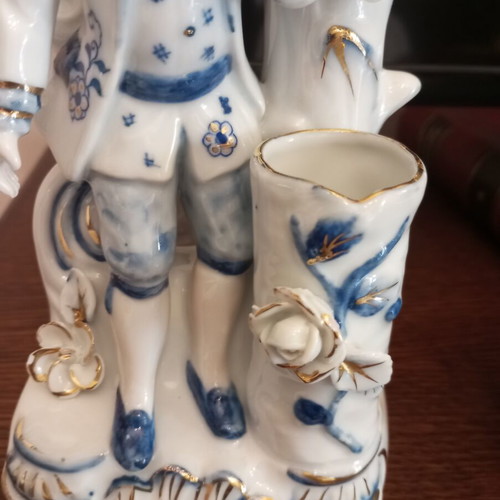 Porcelain decorative figurine candle holder vase new