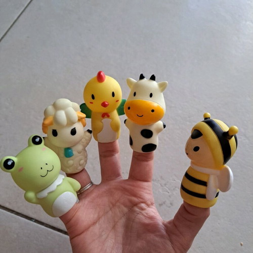 Finger Puppet Farm Animals Toy 5 pcs Finger Puppets