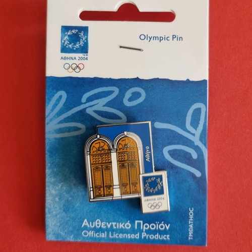 Olympic pins Athens 2004 new, set of 8, Traditional Doors series
