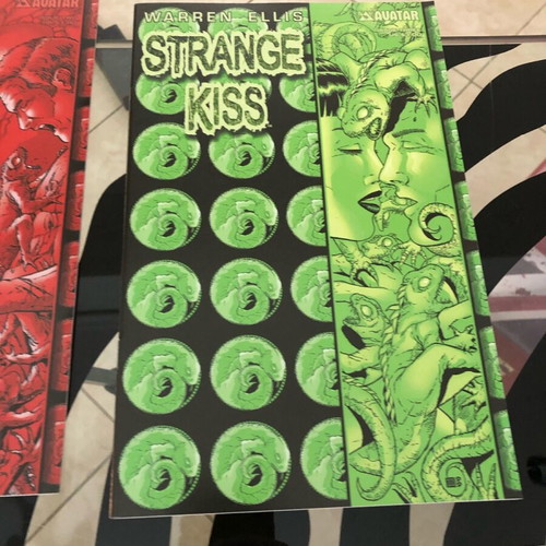 Strange Kisses set of 7 comics new, Warren Ellis, Avatar Comics