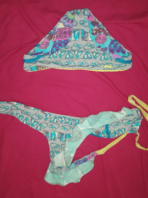 Maaji women's swimsuit reversible, polymorphic, like new, multicolor