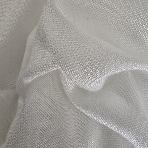 White semi-transparent fabric like wool or cotton, like new
