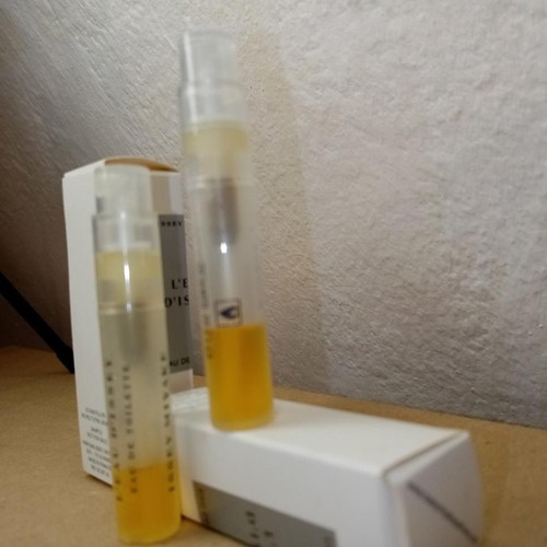 L'EAU D'ISSEY Eau de toilette used, pack of 2, vintage