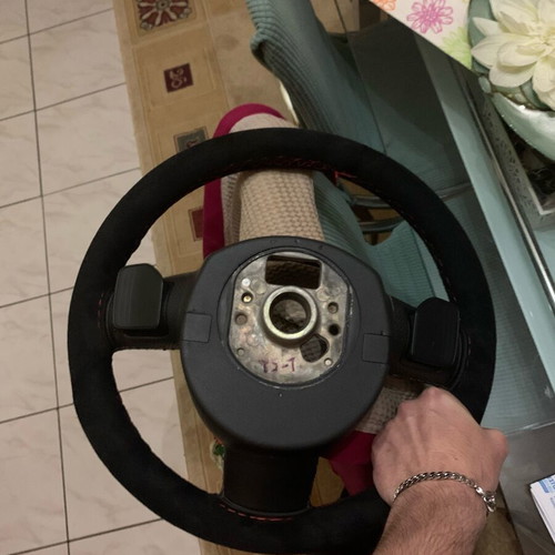 Audi S-Line Alcantara steering wheel new with red stitching