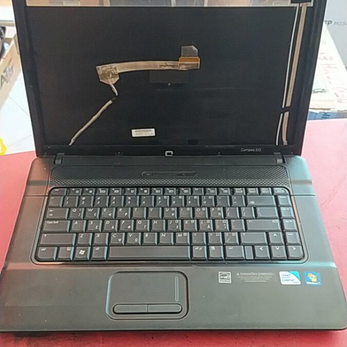 Laptop Compaq 610 used, without LCD screen panel, with memory, no disk