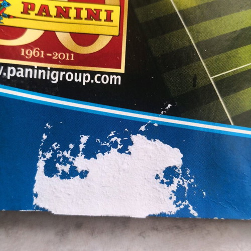 Panini Superleague 2011 album used with 17 stickers