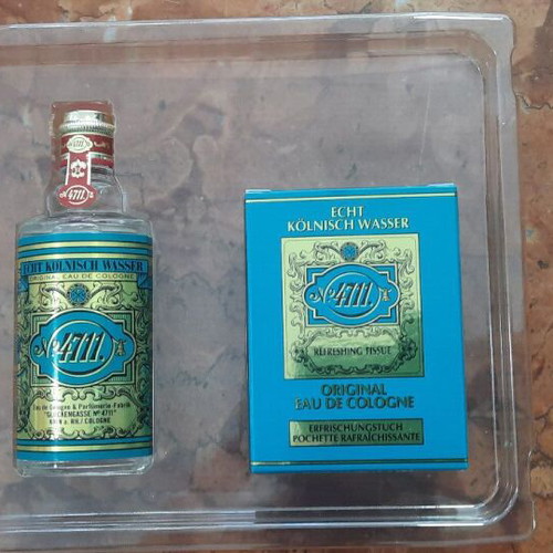 4711 Original Eau de Cologne Set 50 ml with 10 Tissues New