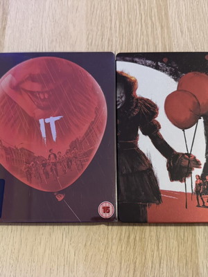 It Chapters One & Two Blu-ray και 4K UHD Steelbook σαν καινούργιο, τρόμου