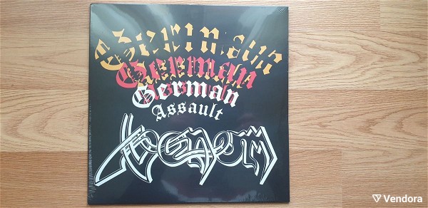  VENOM - German Assault (Yellow With Red LP, 2017, Back On Black, UK) sfragismeno!!!