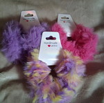 Scrunchie γούνινα καινούργια, μαλακά στο άγγιγμα