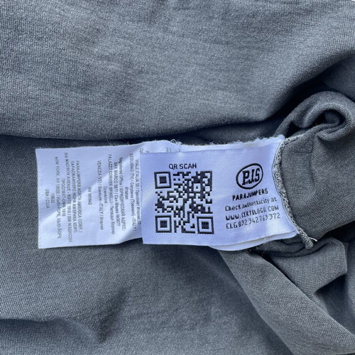 Parajumpers PJS Logo T-Shirt Grey XL like new