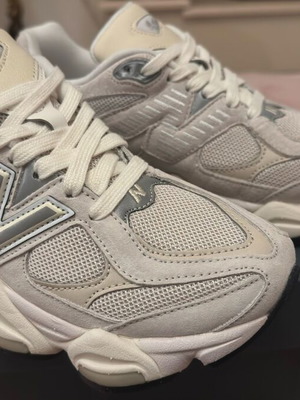 New Balance 9060 athletic shoes new, size 37.5, white beige
