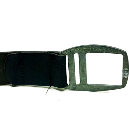 Diesel Doublerix leather belt, black, size 90
