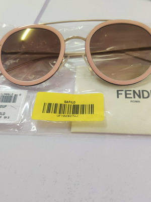 Fendi FF 0156/S V54 Sunglasses New Pink Gold