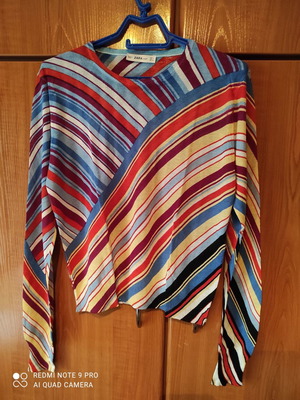 Zara knitted blouse new, thin, summer, blue