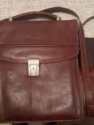Dino Rossi leather professional bag brown like new