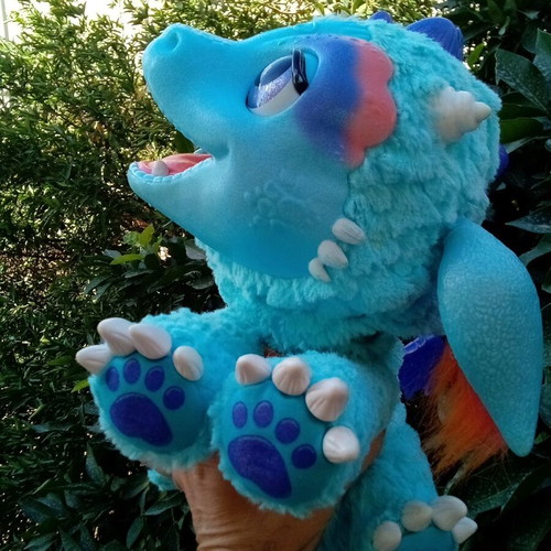 Furreal dragon used that blows real smoke
