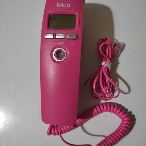 Telco landline phone pink, like new
