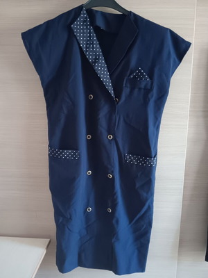 Women's dress like new, blue, size L