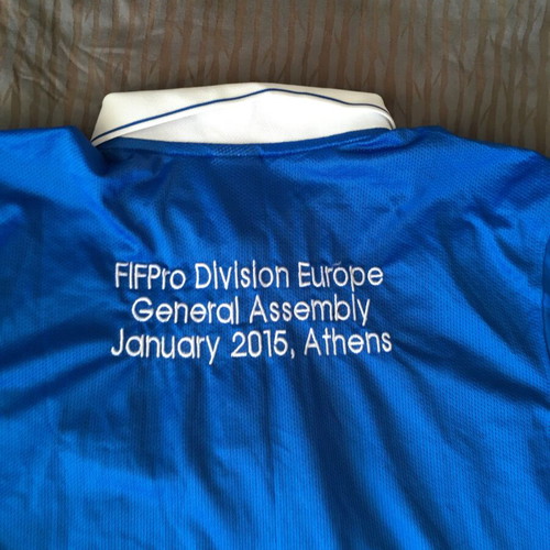 Greece FIFPro Division Europe Nike Dri-FIT football shirt 2014 used