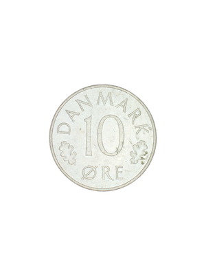 10 Ore Coin from Denmark used