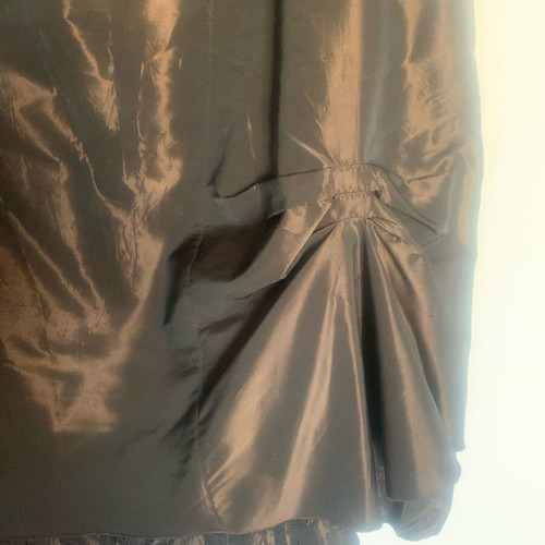 Celestino satin skirt XL brown like new