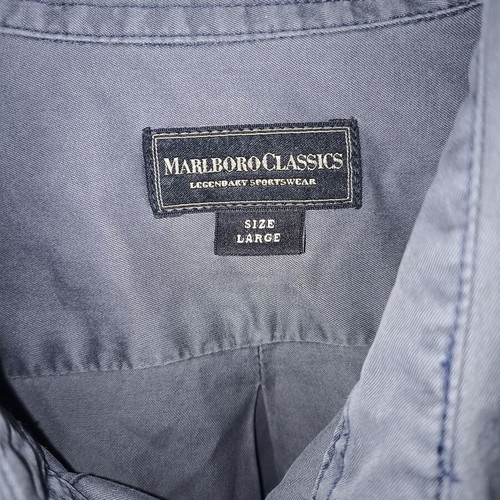 Marlboro Classics shirt new, dark gray, size Large