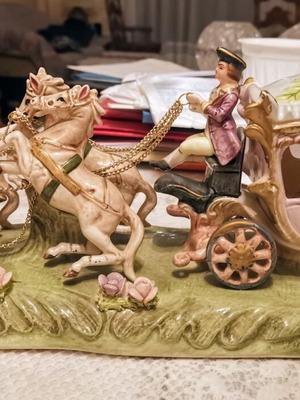 Capodimonte Ιταλική πορσελάνη άμαξα μεταχειρισμένη