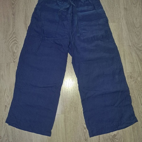 Tommy Hilfiger women's linen pants, size 32, blue