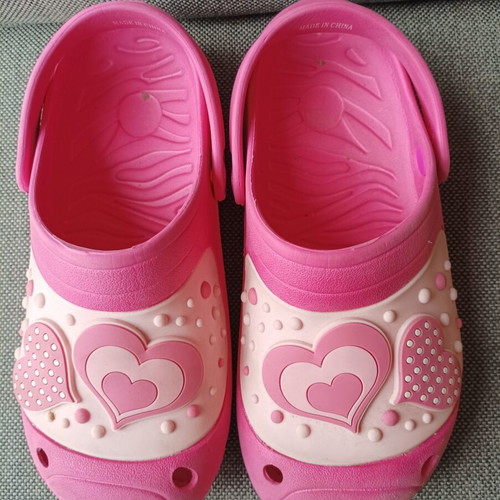 Flip-flops size 35 pink used girls summer shoes