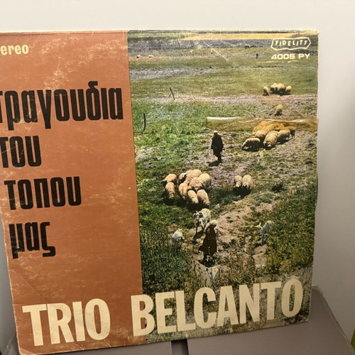 Trio Belcanto vinyl record used, songs of our land