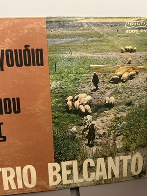 Trio Belcanto vinyl record used, songs of our land