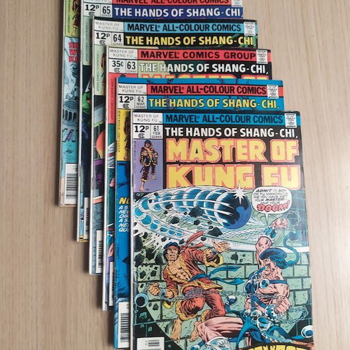 The Hands of Shang-Chi Master of Kung Fu comics #61-66 Marvel