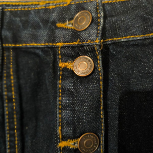 Denim skirt with buttons Stradivarius like new, size L