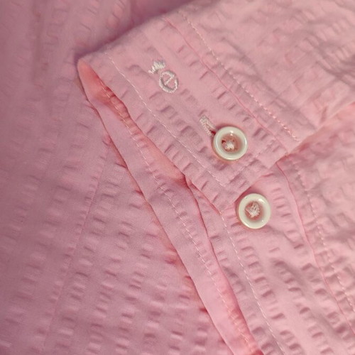 Eterna Pink Piqué Shirt like new, size M, 100% cotton
