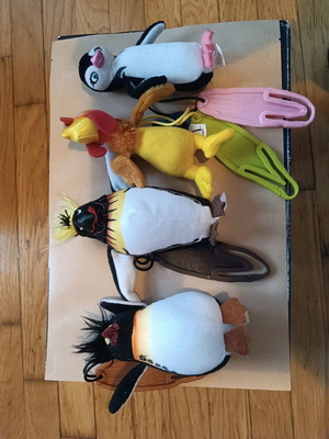 McDonalds plush toys from Surfs Up used, all together