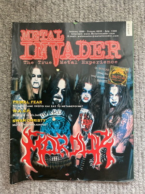 Metal Invader issue 32 used