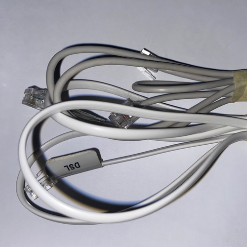 RJ11 telephone cables new, set of 2 pieces