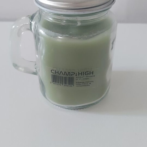 Aromatic Candle in Jar with Sage Scent