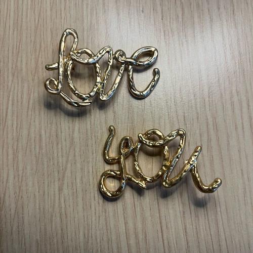 Zara gold earrings like new, Atmosphera
