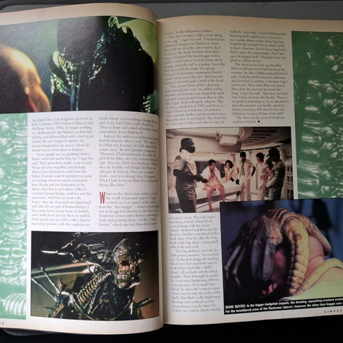 Aliens Cinescape Insider Vol. 3 No. 9 1996 used vintage horror magazine