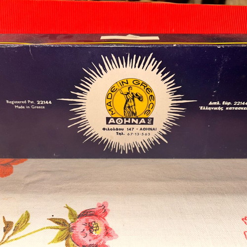 Athens Soldier Toy like new, Philolaou box with Cretans from 80s