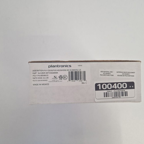 HP Poly CS520-XD wireless headset like new