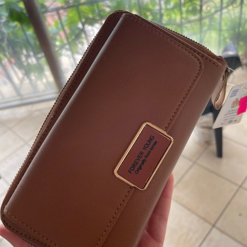 Wallet pouch brown new