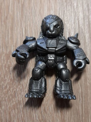 Teratomaxoi El Greco Metallic Gray Lion figure like new